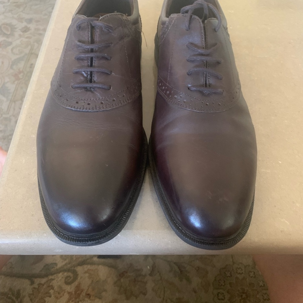 Nunn Bush comfort memory foam oxfords dark brown 12m